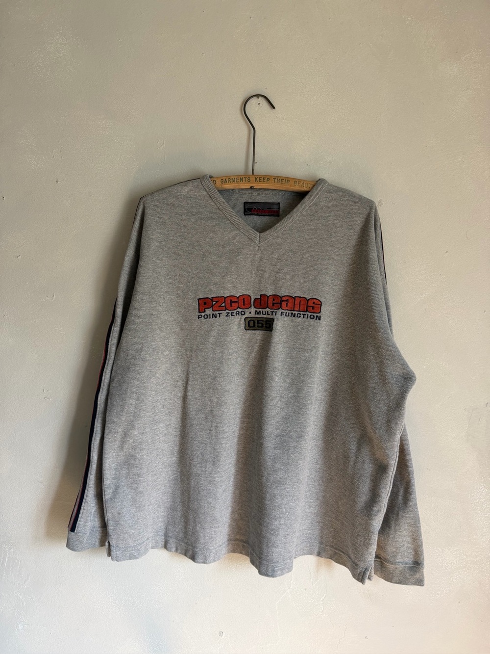 Vtg y2k striped Point Zero Long Sleeve sweater sweatshirt pullover Surf Skate
